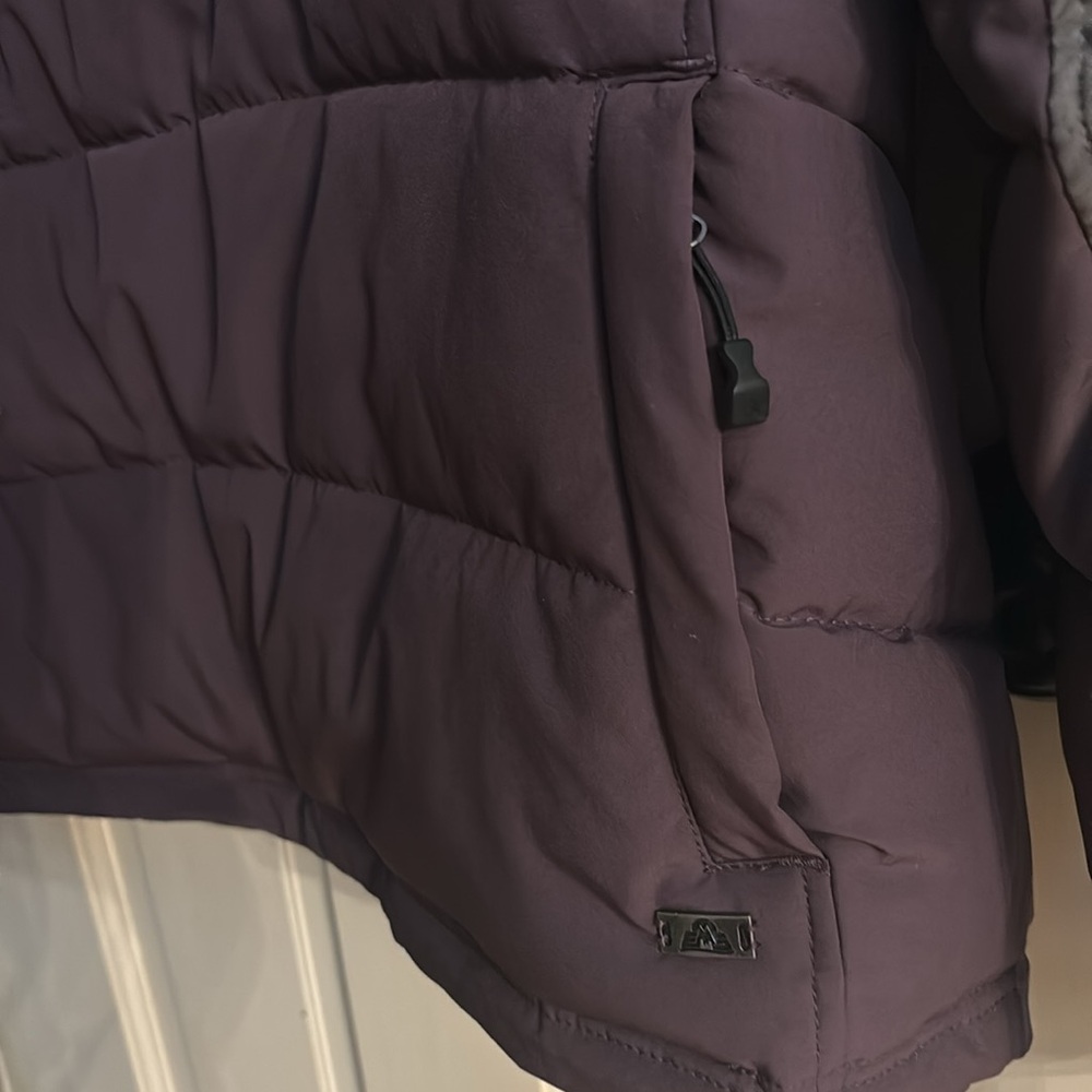 Anorak Style Puff Jacket Ems 2 Color Block - image 3